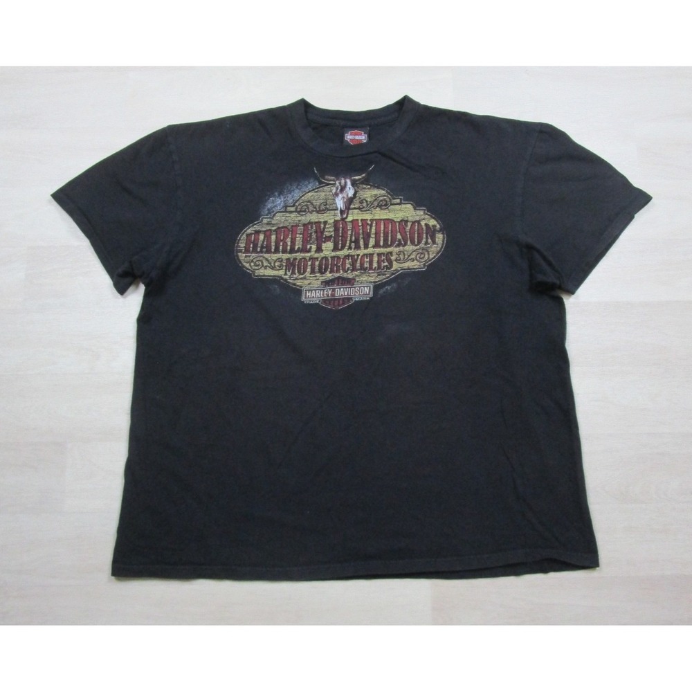 Harley-Davidson Motorcycles T Shirt Mens (2X) Biker 2010 AD Farrow Columbus Ohio